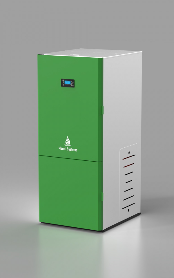 Centrala peleti compacta Mareli Premium RubynoR SBN 20-35KW